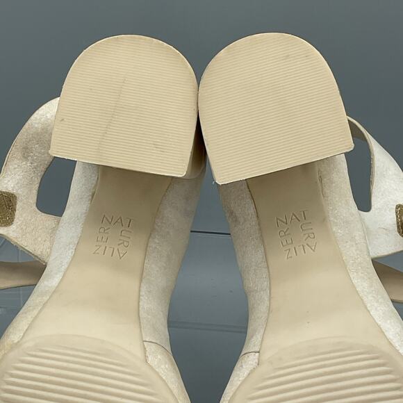 NEW Naturalizer Women’s Genn-Rise Ankle Strap Sandals Beige Size 9.5M - Picture 9 of 10